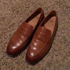 Cole Haan walnut penny loafers